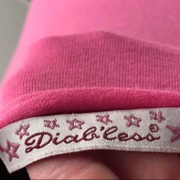 Diab’less Paris pink asymmetrical top - Picture 5 of 8